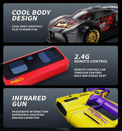 Spiderman Police Laser Remote Control Car