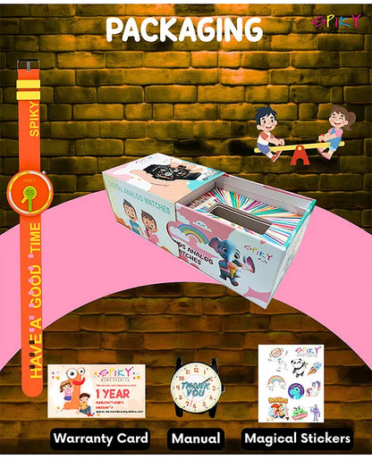 Spiky Stylish Analog Watch for Kids Boys and Girls EVA33