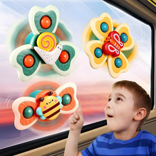Baby Suction Cup Spinner Toy Set - Pack of 3