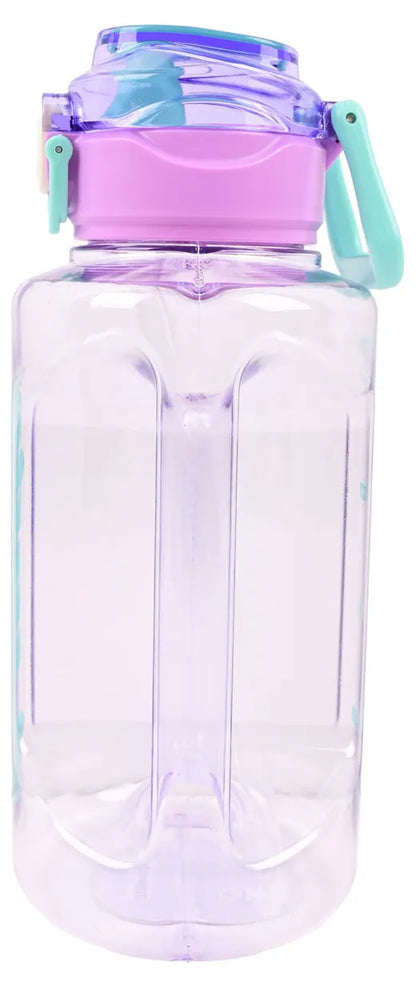 Sports Gym Plastic Water Bottle 2080ml with Flip Lid and Handle