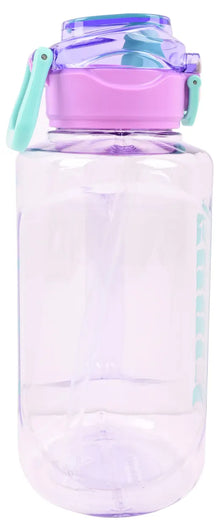 Sports Gym Plastic Water Bottle 2080ml with Flip Lid and Handle