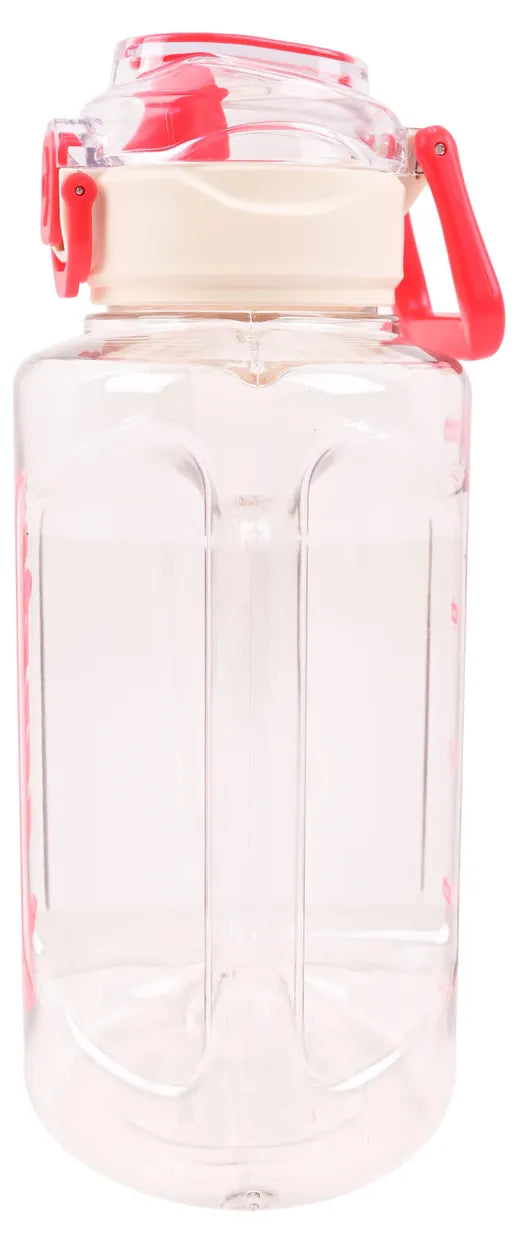 Sports Gym Plastic Water Bottle 2080ml with Flip Lid and Handle