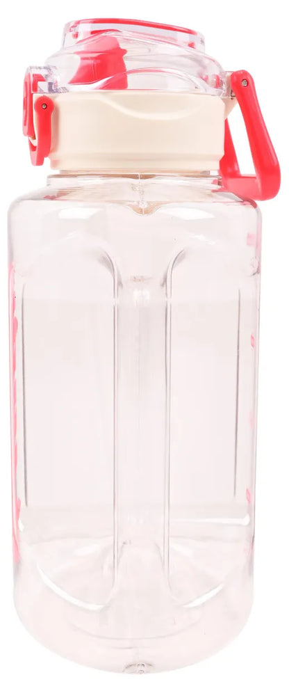 Sports Gym Plastic Water Bottle 2080ml with Flip Lid and Handle