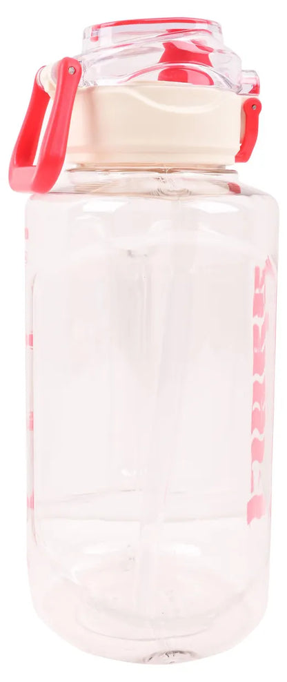 Sports Gym Plastic Water Bottle 2080ml with Flip Lid and Handle