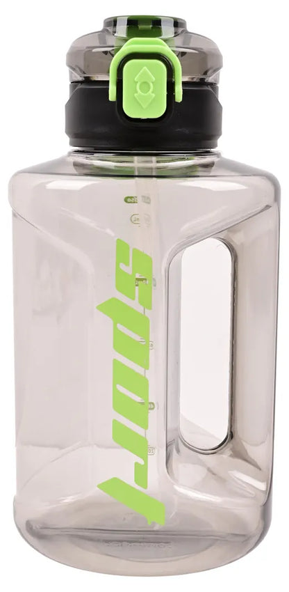 Sports Gym Plastic Water Bottle 2080ml with Flip Lid and Handle