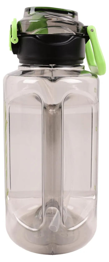 Sports Gym Plastic Water Bottle 2080ml with Flip Lid and Handle