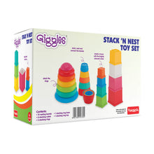 Giggles Stack 'N Nest 3-in-1 Stacking & Nesting Toy Set for Babies