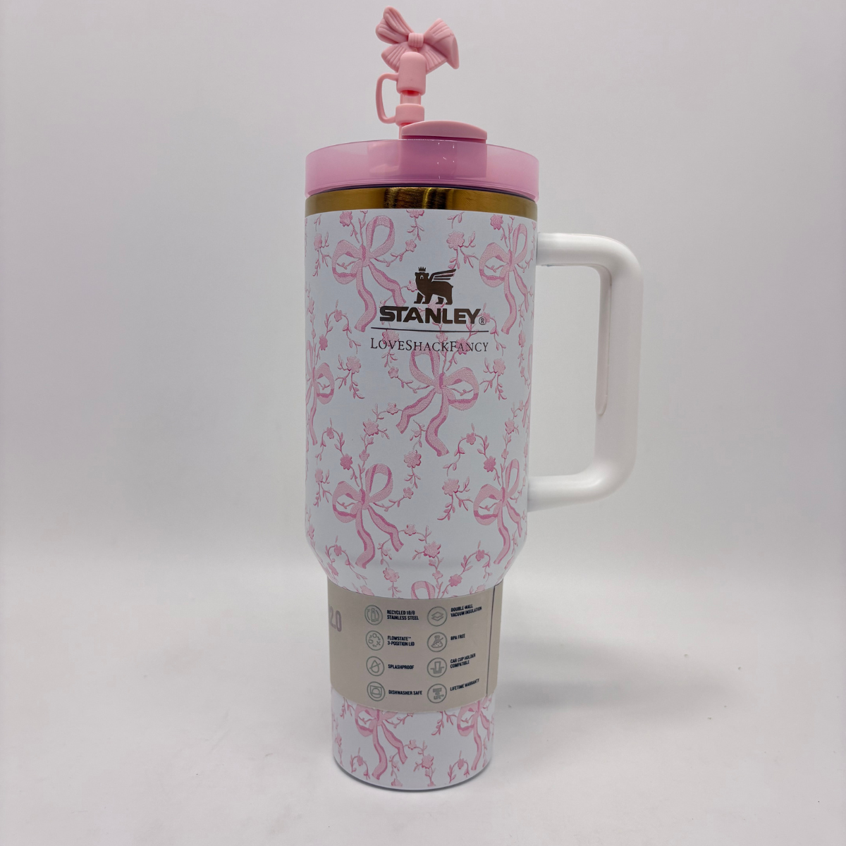 Stanley Love Shack 3D Fancy Bow and Floral Print Quencher 1200ml