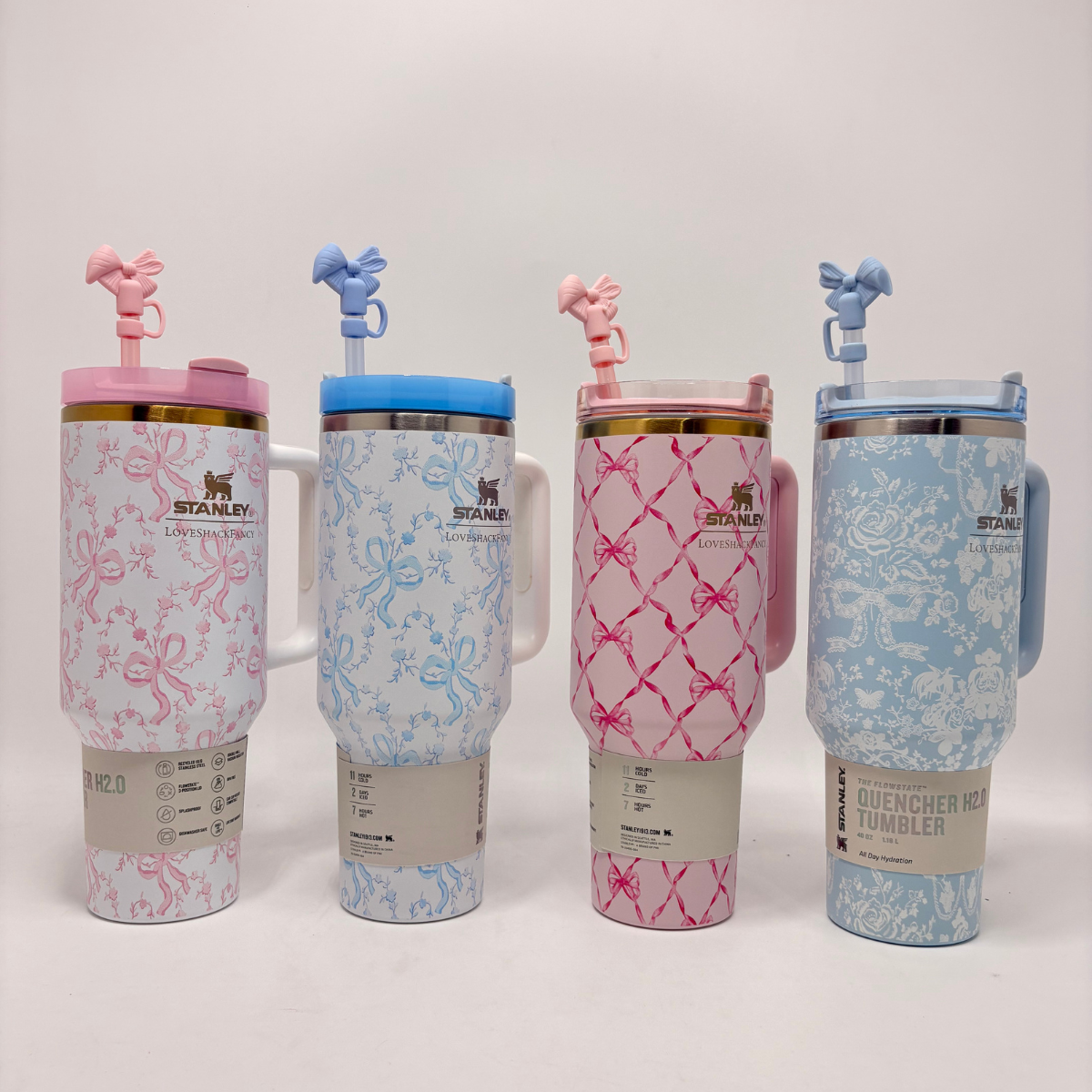 Stanley Love Shack 3D Fancy Bow and Floral Print Quencher 1200ml