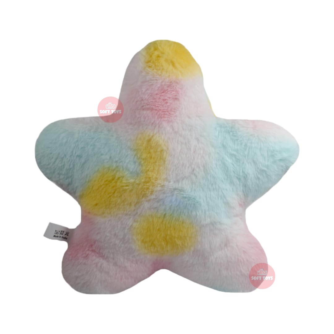 Multicolor Star Plush Soft Toy – Fluffy & Fully Stuffed 30cm