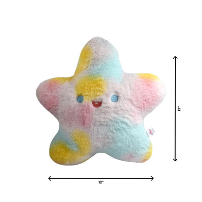 Multicolor Star Plush Soft Toy – Fluffy & Fully Stuffed 30cm