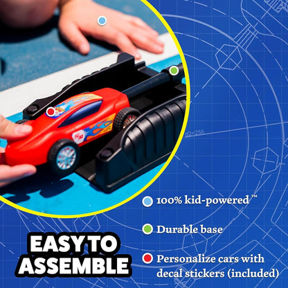 Stomp Racers Air-Powered Race Car Launch Toy