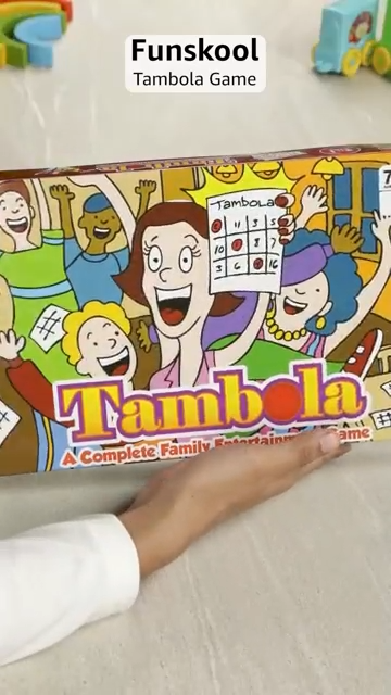 Funskool Kid Games,Tambola 2 in 1 Game, A Complete Family Entertainment Game, Reusable Tickets, 2+ Players,Ages 7 and Above,