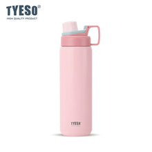 TYESO Sports Vacuum Insulated Steel Bottle 900ML with Portable Handle