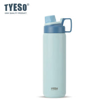 TYESO Sports Vacuum Insulated Steel Bottle 900ML with Portable Handle