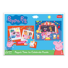 Funskool-Peppas Time to Celebrate,Educational,2x12 Pieces,Puzzle,for 3 Year Old Kids and Above,Toy, Multicolor