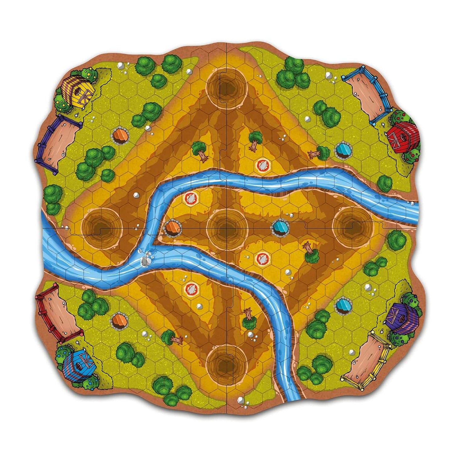 Funskool Games Tornado Force 2-4 Players, Strategic Board Game for Boys and Girls, Family Game, Party Game, Fun Game, Multicolor,Ages : 6 Years +