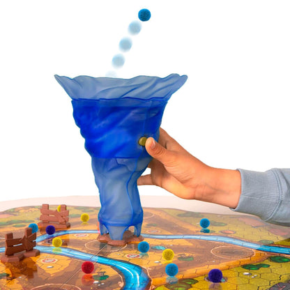 Funskool Games Tornado Force 2-4 Players, Strategic Board Game for Boys and Girls, Family Game, Party Game, Fun Game, Multicolor,Ages : 6 Years +