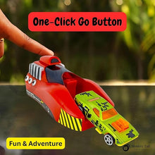 ToyBoi Rapid Launcher Play Set with 3 Die-Cast Metal Master Racer Cars
