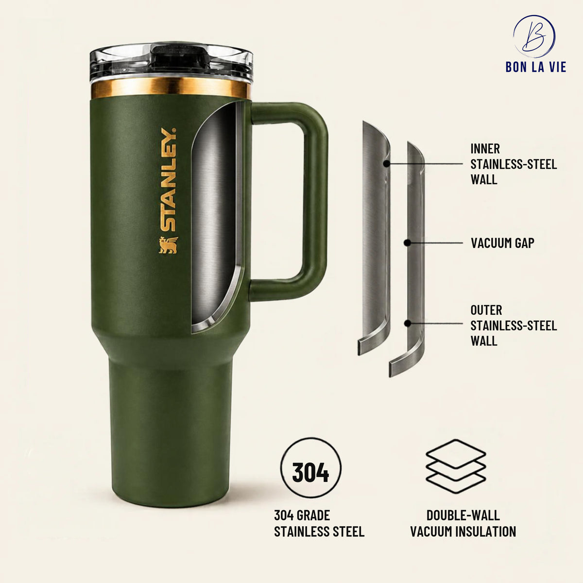 Stanley Quencher ProTour Flip Straw Tumbler 1180ml - Multiple Colors