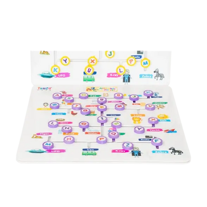 Alphabet Master Puzzle Game|ABCD Jigsaw Puzzle Preschool Learning Improve Vocabulary, Alphabet Maze Puzzle, Fine Motor Skills Toys for 2yrs Above Boys Girls,Learning Educational Board for Kids