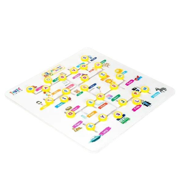 Alphabet Master Puzzle Game|ABCD Jigsaw Puzzle Preschool Learning Improve Vocabulary, Alphabet Maze Puzzle, Fine Motor Skills Toys for 2yrs Above Boys Girls,Learning Educational Board for Kids