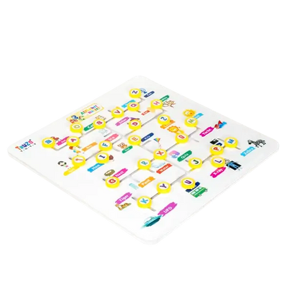 Alphabet Master Puzzle Game|ABCD Jigsaw Puzzle Preschool Learning Improve Vocabulary, Alphabet Maze Puzzle, Fine Motor Skills Toys for 2yrs Above Boys Girls,Learning Educational Board for Kids