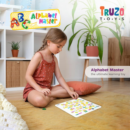 Alphabet Master Puzzle Game|ABCD Jigsaw Puzzle Preschool Learning Improve Vocabulary, Alphabet Maze Puzzle, Fine Motor Skills Toys for 2yrs Above Boys Girls,Learning Educational Board for Kids
