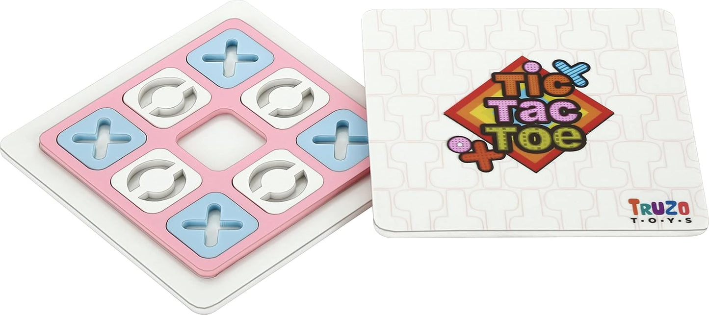 Tic Tac Toe Game for Kids | Take N Play — Anywhere Tic-Tac-Toe — Easy to Use, Hard to Lose — Fun on The Go! — for Ages 3+ | Pink