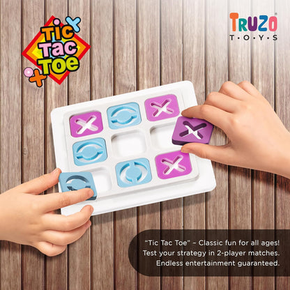 Tic Tac Toe Game for Kids | Take N Play — Anywhere Tic-Tac-Toe — Easy to Use, Hard to Lose — Fun on The Go! — for Ages 3+ | Pink