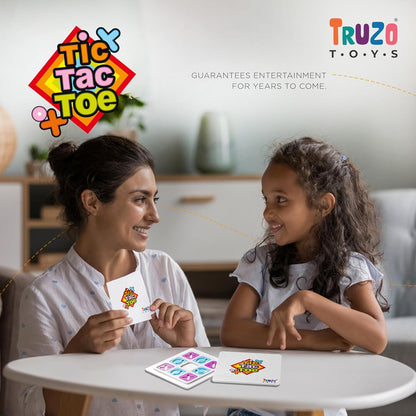 Tic Tac Toe Game for Kids | Pick & Play Tic-Tac-Toe | Cross & Zero Strategy Game | Compact & Travel Friendly | Fun Board Games for Friends & Family | Perfect Primary & Return Gift for Ages 3 + Blue
