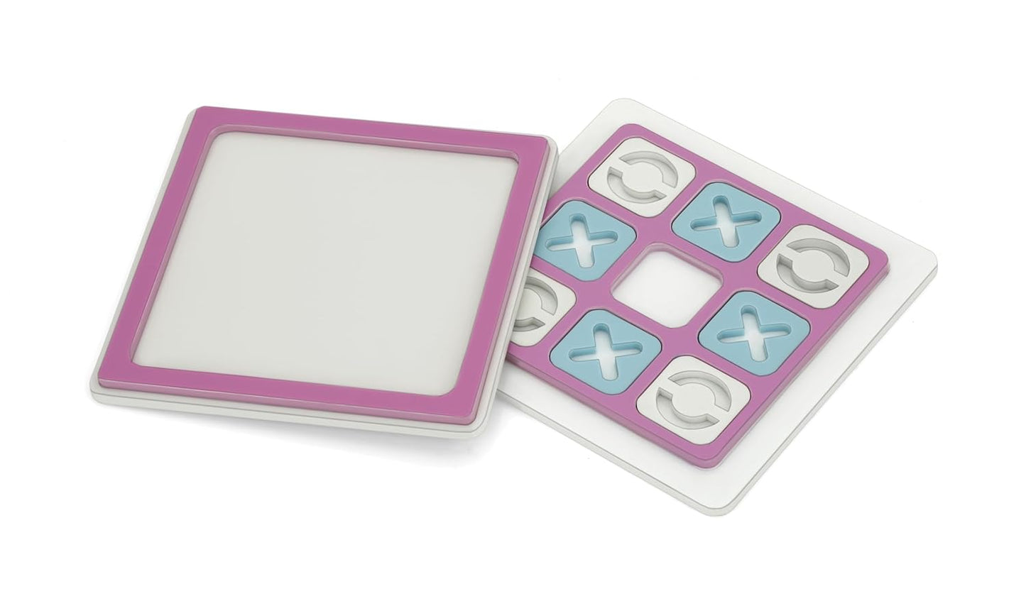 Tic Tac Toe Game for Kids | Take N Play — Anywhere Tic-Tac-Toe — Easy to Use, Hard to Lose — Fun on The Go! — for Ages 3+ | White