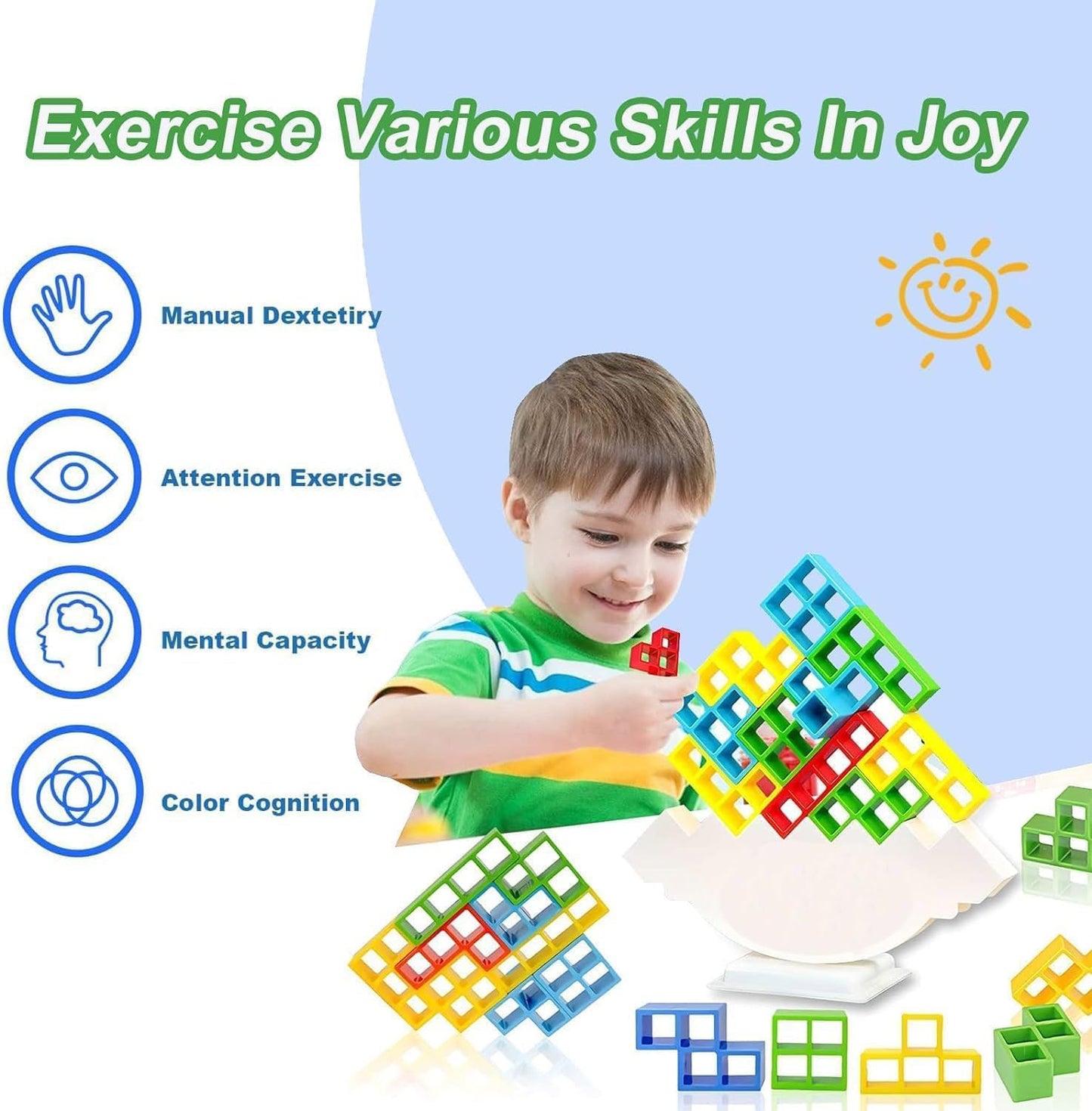 Tumble Tower Balance Stacking Game
