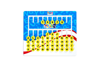 Truzo Word Wizard Spelling Board Game for Kids 26 Cards, 100+ Challenges