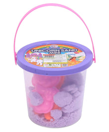 Ratna's Unicorn Kinetic Sand Mini Bucket with Moulds – 200g