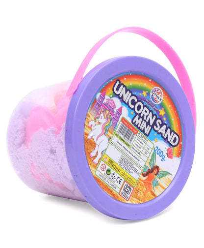 Ratna's Unicorn Kinetic Sand Mini Bucket with Moulds – 200g