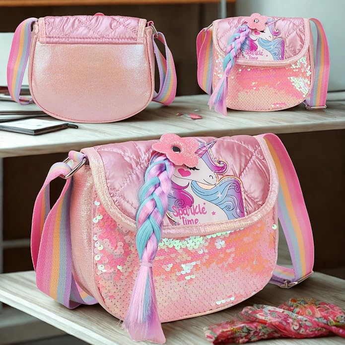Unicorn Braid Sling Bag