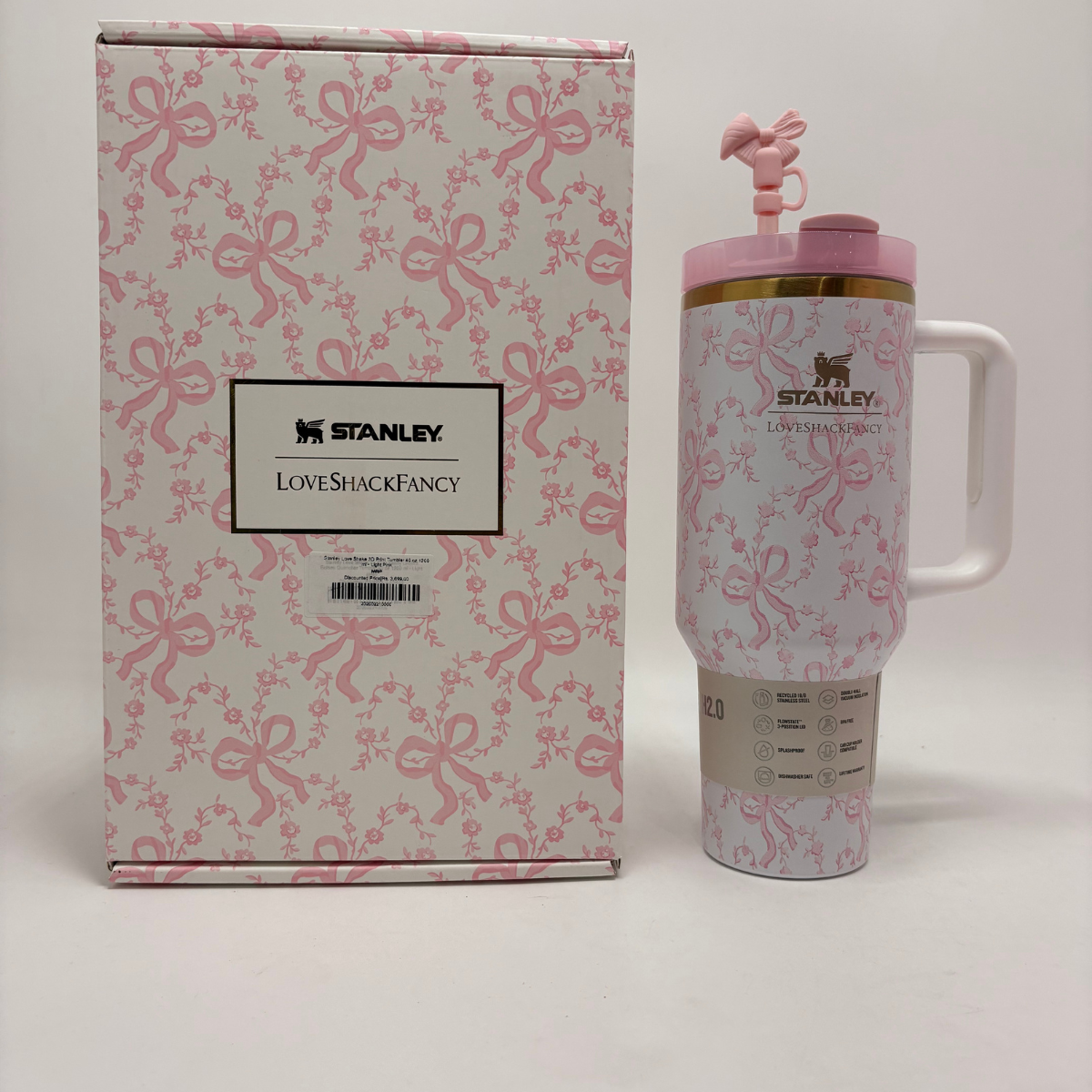 Stanley Love Shack 3D Fancy Bow and Floral Print Quencher 1200ml