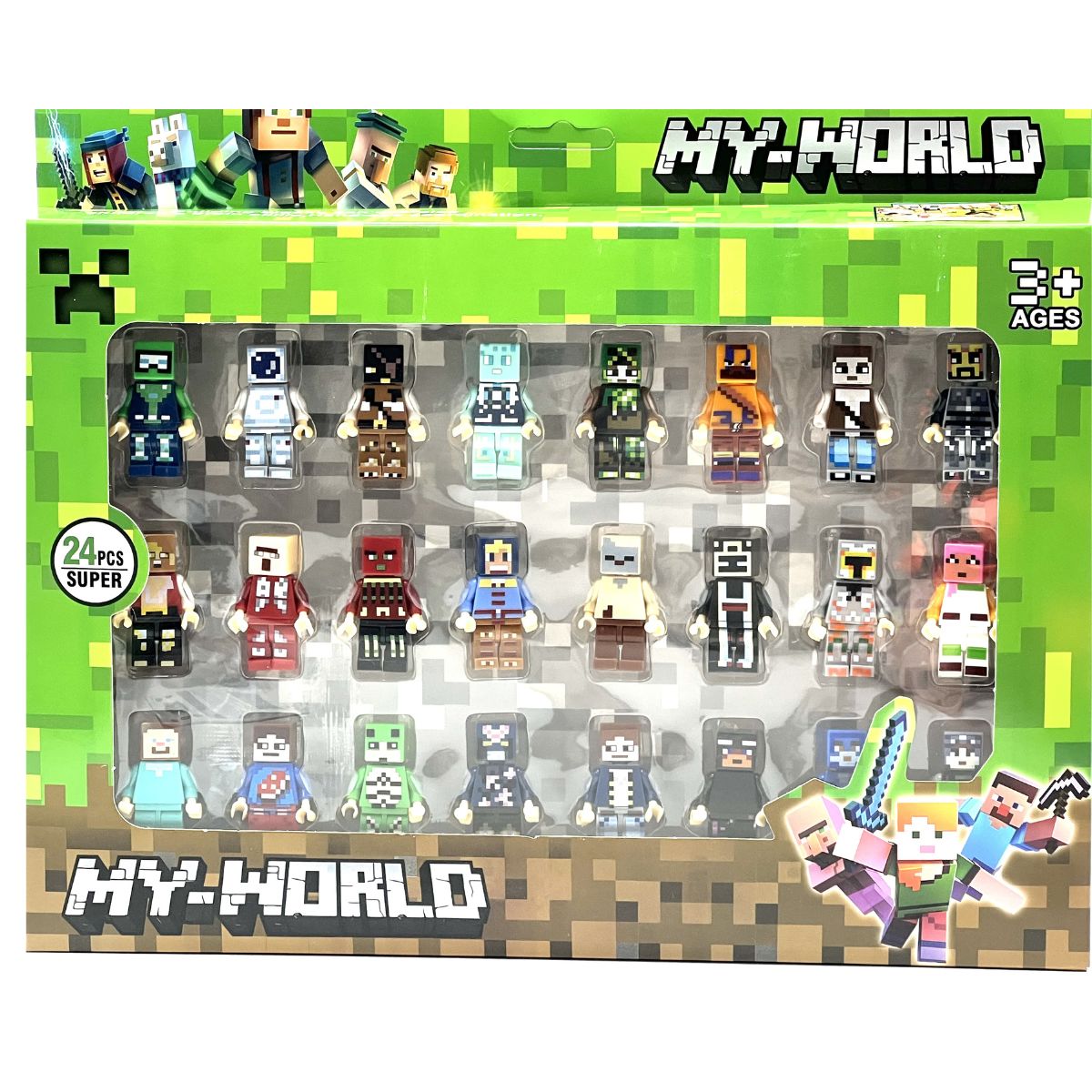 Minecraft Action Figure 24Pcs Set