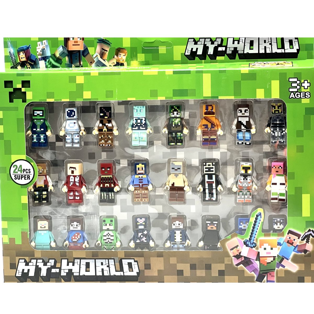 Minecraft Action Figure 24Pcs Set