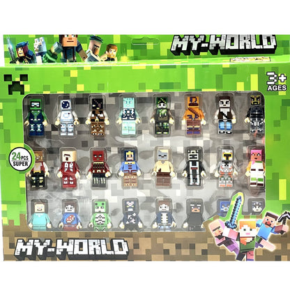 Minecraft Action Figure 24Pcs Set