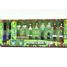 Magnetic Minecraft Figure with Blocks 20 Pcs Set