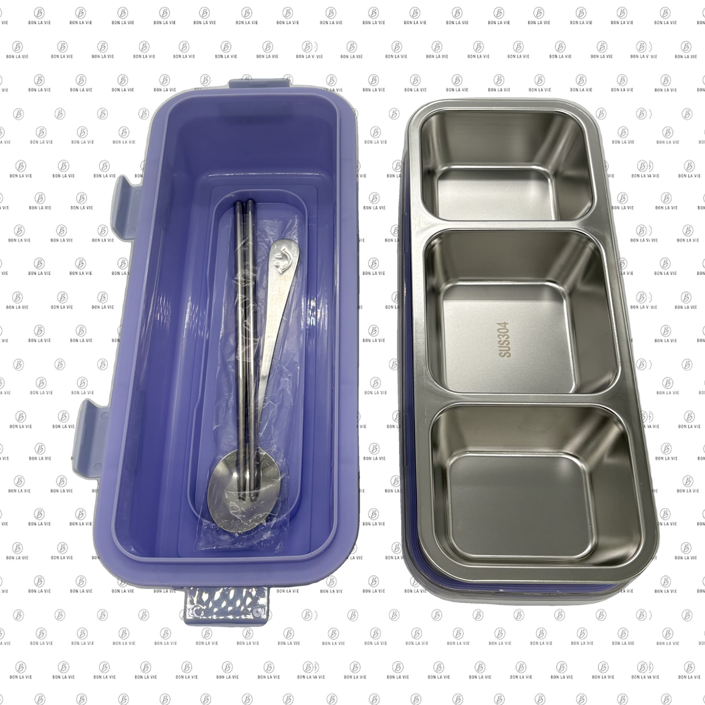 Grab Smart Stainless Steel Bento Lunch Box