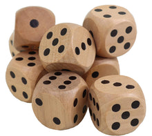 Wooden 6-Sided Dice Set 14MM Pack of 12