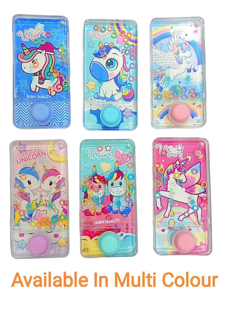 Unicorn Water Ring Toss Handheld Game