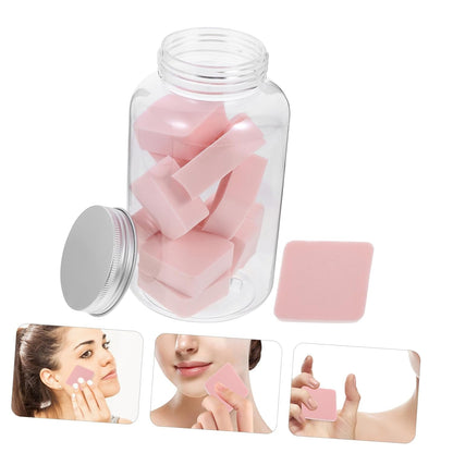 1 Compressed Sponges Exfoliator Tool Makeup Exfoliator Diamond Shape Puff Face Sponge Bulk Sponges Makeup Blenders& Sponges Makeup Sponge Women Powder Puff Cleansing Sponge