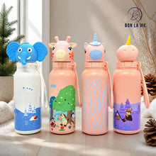 Animal Head Insulated Steel Water Bottle 560ml