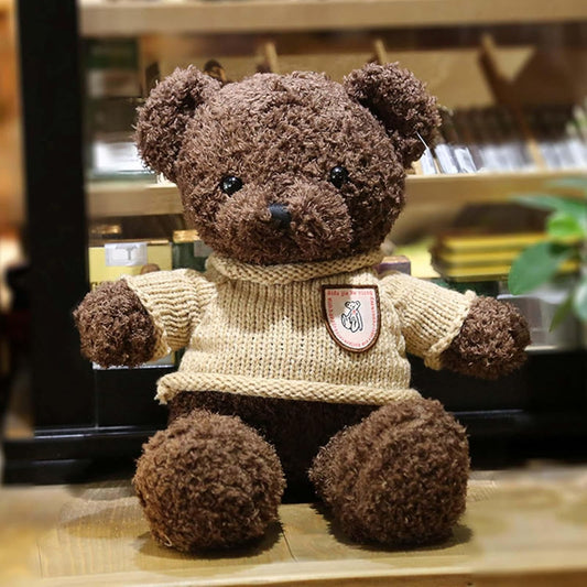 THE STYLE SUTRA Realistic Bear Stuffed Animal Home Decorative for Adults Girls Boys Children Coffee