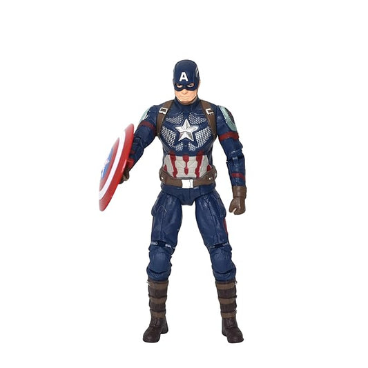 Tak Tak Toys Marvel Captain America Action Figure | 7-Inch Superhero | Premium Collectibles | Durable PVC Material | by ZD Toys