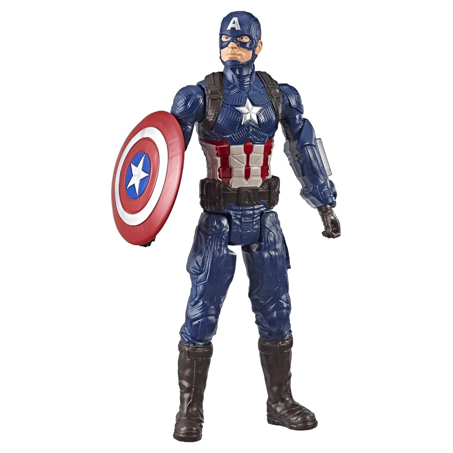 Marvel Avengers: Endgame Titan Hero Series Captain America 12"-Scale Super Hero Action Figure Toy with Titan Hero Power Fx Port